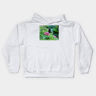 Butterfly On Pentas Flower Kids Hoodie